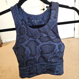 Sport bra top Allfenix size S-XS snake print